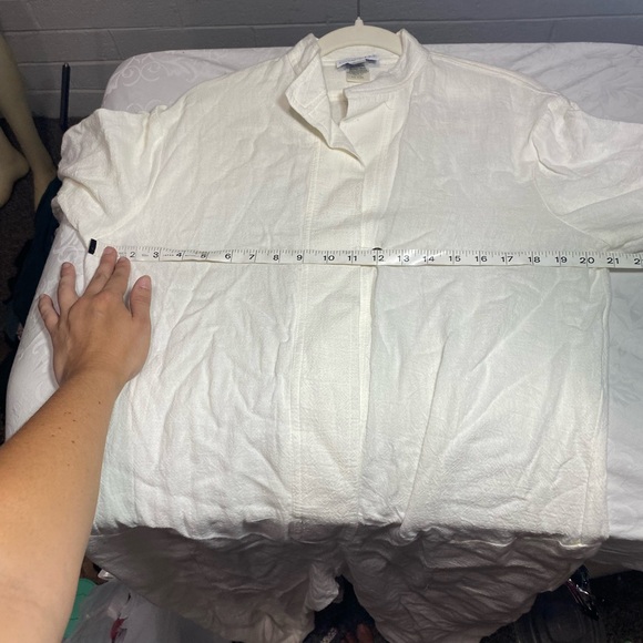 Vintage Grace Lee X Tall Medium Lightweight Jumpsuit Coverall Romper Linen Style - Picture 3 of 14